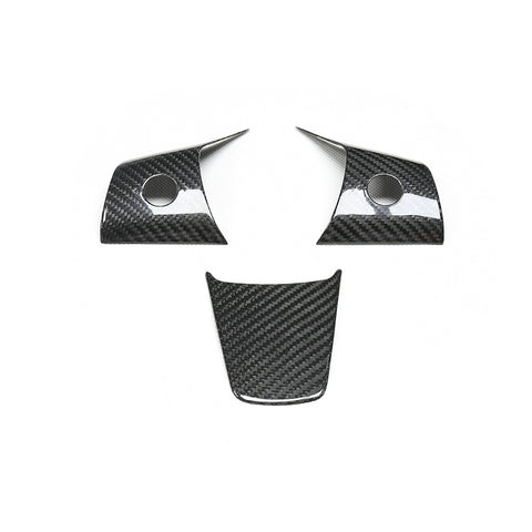 Model 3/Y CF Steering Wheel Cover (3-Pieces)